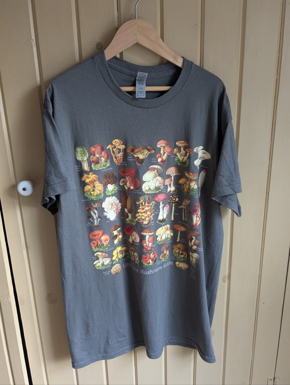 Wild Cotton 100% Cotton Mushroom T Shirt Size Medium